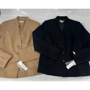 Pendleton Blazer Bundle of Two - Lined Jacket Womens Tan Size 10 - C11